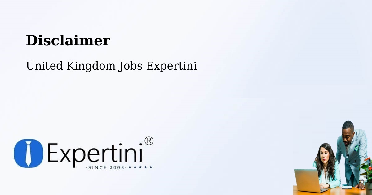 Disclaimer – Sawtry - United Kingdom Jobs Expertini